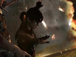 Tomb Raider in den Arsch gefickt