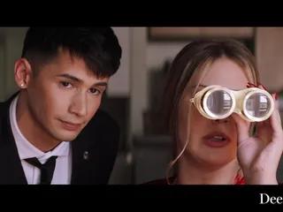 Tiefer Fick vor der Kamera mit dem Ehemann gefilmt